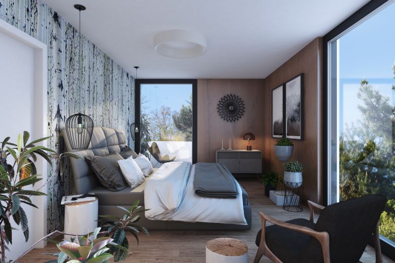 Ski & Mt. bike apartments - vizualizace interiéru