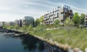 DOCK II River Watch vyroste na pomezi pražského Karlína a Libně