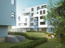 Kolaudace první etapy bytového projektu 2Barevné Letňany se blíží