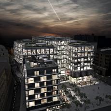 Polyfunkční projekt Quadrio vyrůstá na pražské Národní třídě