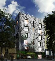 Novostavba v projektu Obecní Dvůr od architekta Ricardo Bofilla