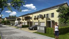Druhá etapa projektu Rezidence Vrtilka nabízí bydlení v řadovém domku nebo dvojdomě