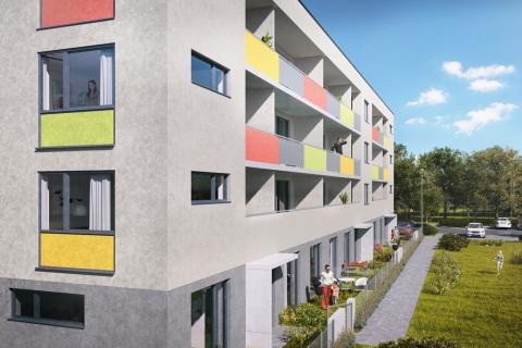 V listopadu byla zahájena výstavba dalšího bytového domu v projektu DOMINO