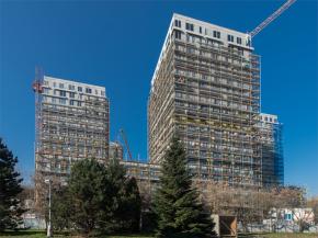 Pět věží, 18 pater, 700 bytů. To je žižkovský projekt od Central Group