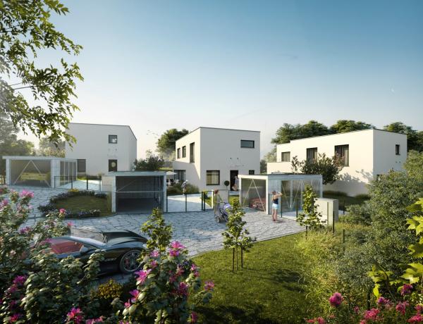 Pražský Hloubětín se v sousedství říčky Rokytky rozrůstá o komorní rezidenční projekt