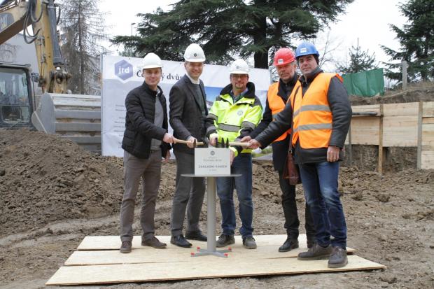 Společnost JRD zahájila výstavbu projektu Rezidence Červený dvůr