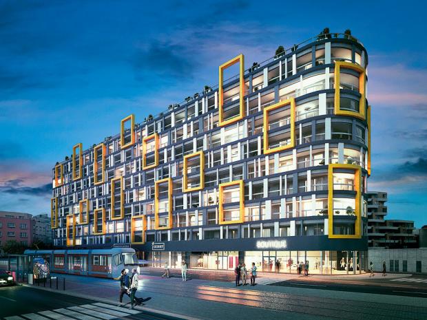 Nedaleko stanice metra Českomoravská roste Harfa Design Residence Nedaleko stanice metra Českomoravská roste Harfa Design Residence