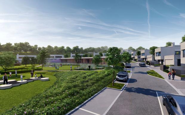 Pražské Lysolaje se rozrostou o rezidenční zahradní čtvrť se školkou, obecními byty i společenským domem Pražské Lysolaje se rozrostou o rezidenční zahradní čtvrť se školkou, obecními byty i společenským domem