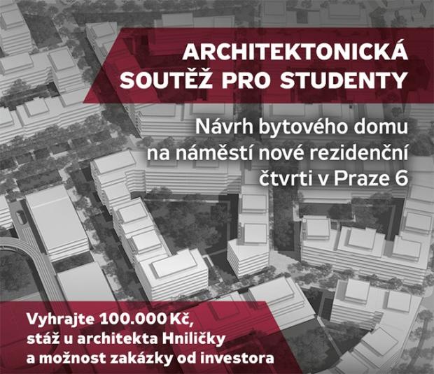 Central Group dá studentům možnost navrhnout část nové čtvrti v Praze 6
